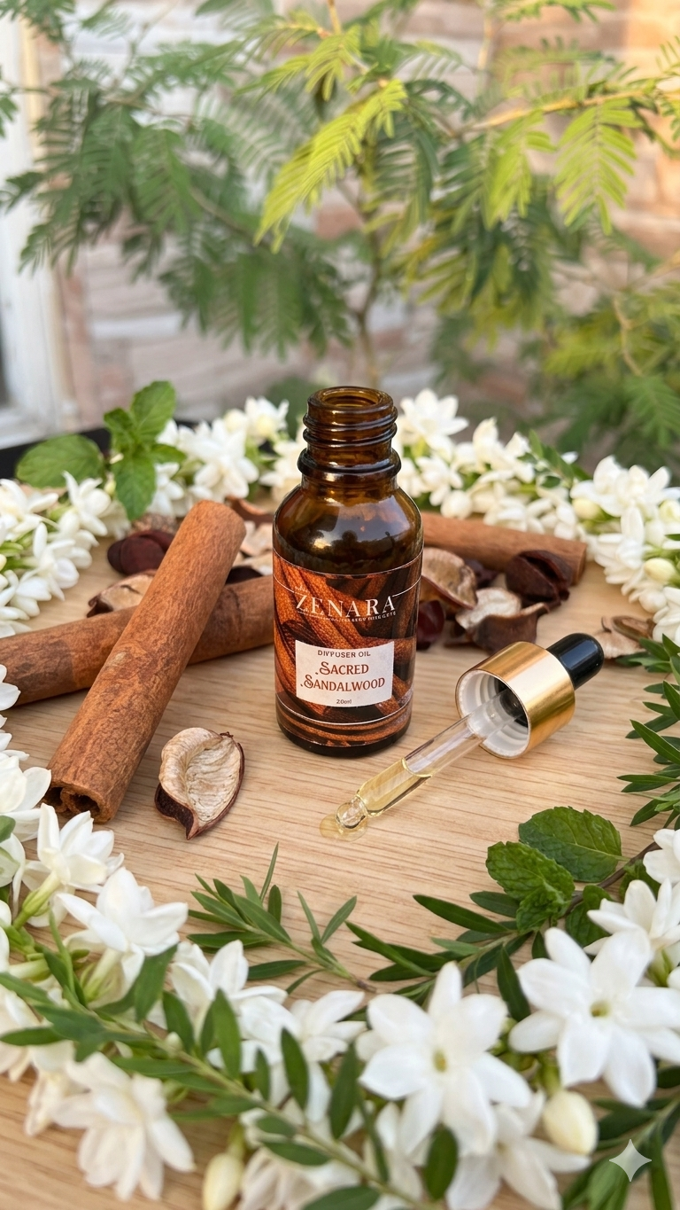 Sacred Sandalwood Diffuser Oil Zenara