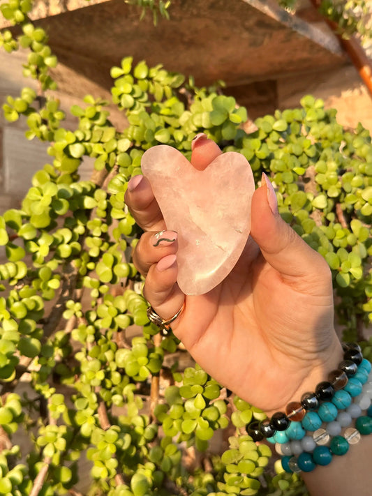 Rose Quartz Guasha Zenara