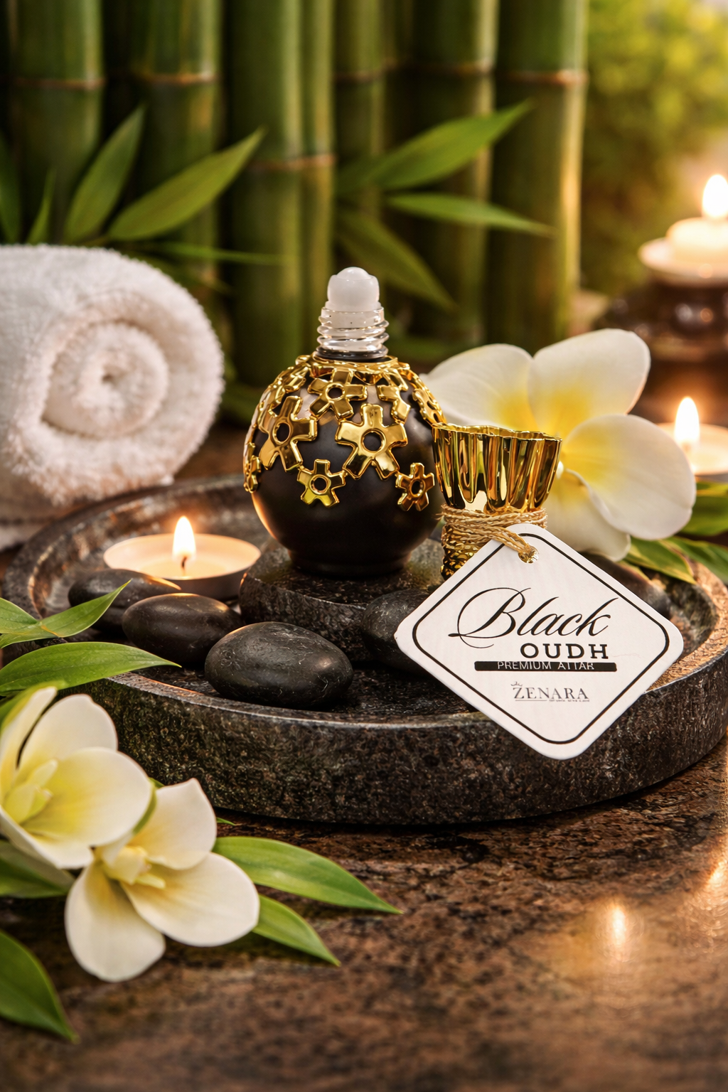 Black Oud Attar Zenara